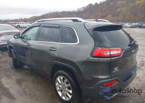 2016 Jeep Cherokee Limited from USA, damaged, VIN 1C4PJMDB4GW134032